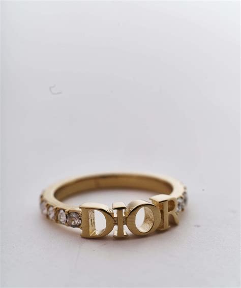 christian dior ring gold|More.